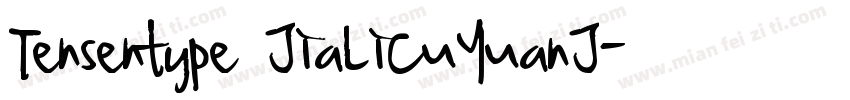 Tensentype JiaLiCuYuanJ字体转换